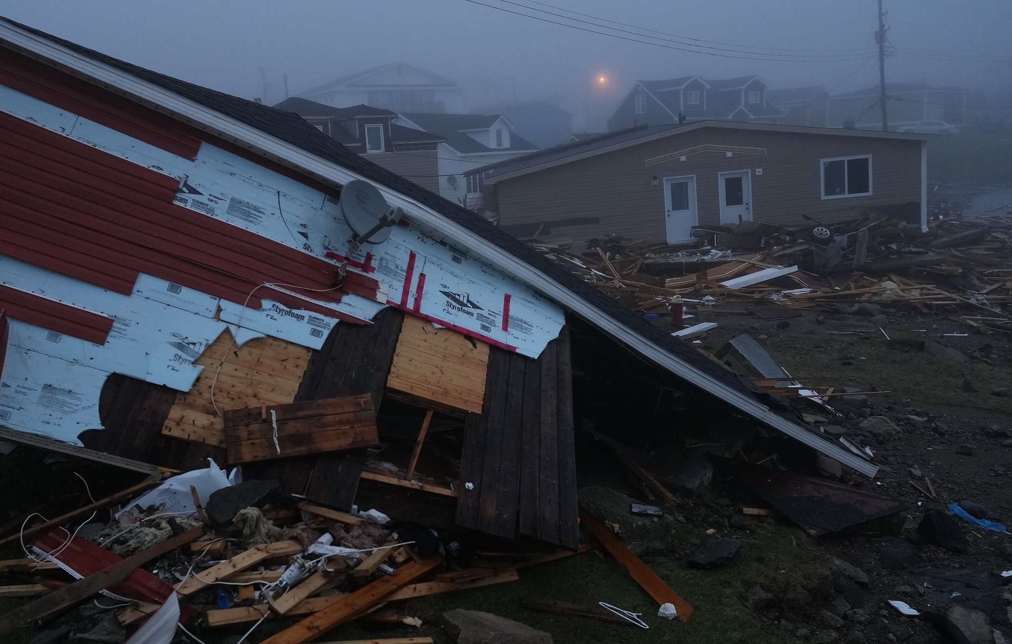 Hurricane Fiona aftermath in Port aux basques, Newfoundland